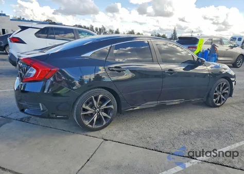2020 Honda Civic Sport from USA, damaged, VIN 2HGFC2F84LH598511